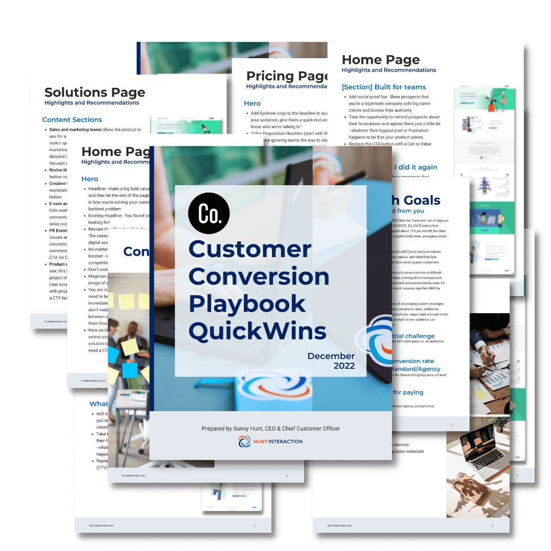 Customer Conversion Playbook QuickWins