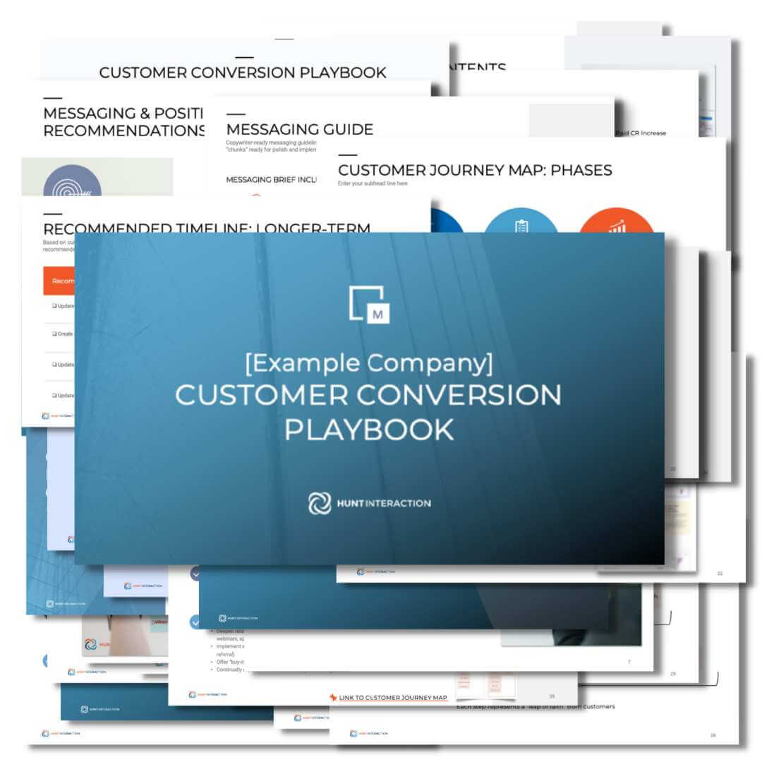 Customer Conversion Playbook Example